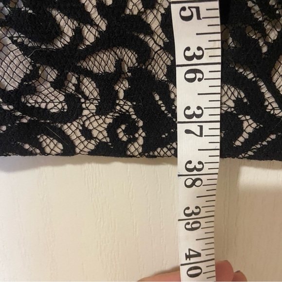 The Limited Black and Cream Lace Mini Dress - Picture 6 of 10